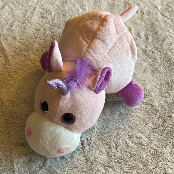 2 in 1 Flip it Plush Toy 14” Animals elephant unicorn - Picture 3 of 7